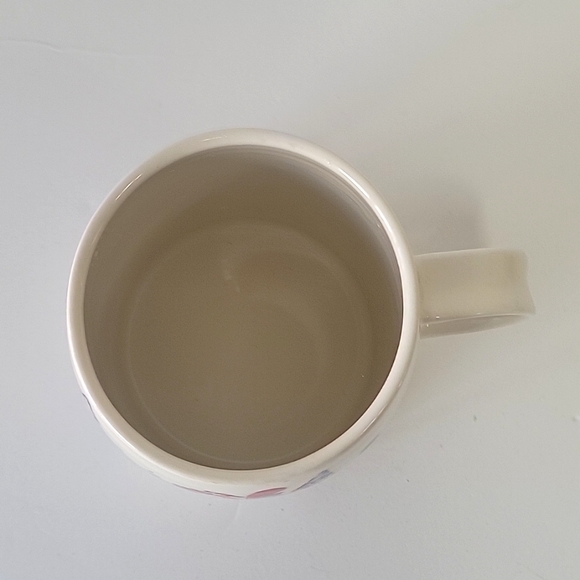 Anthropologie Starla M. Halfmann monogram letter M petal palette mug - Picture 2 of 6